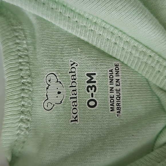 Koala Baby 4 Pack Sea Turtle Cotton Bodysuit Set NWT 0-3 Months - Picture 7 of 9